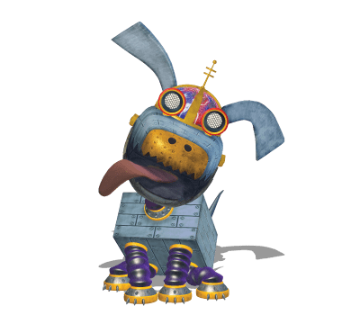 Jimmy Neutron Robotic Dog Goddard Sitting