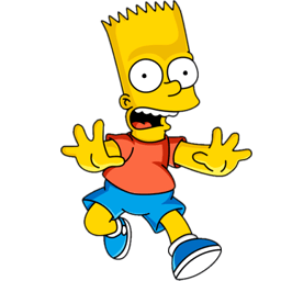 Bart Simpson Scared