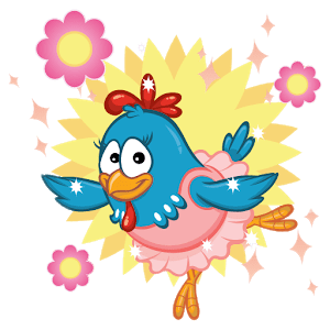 Lottie Dottie Chicken Doing Ballet