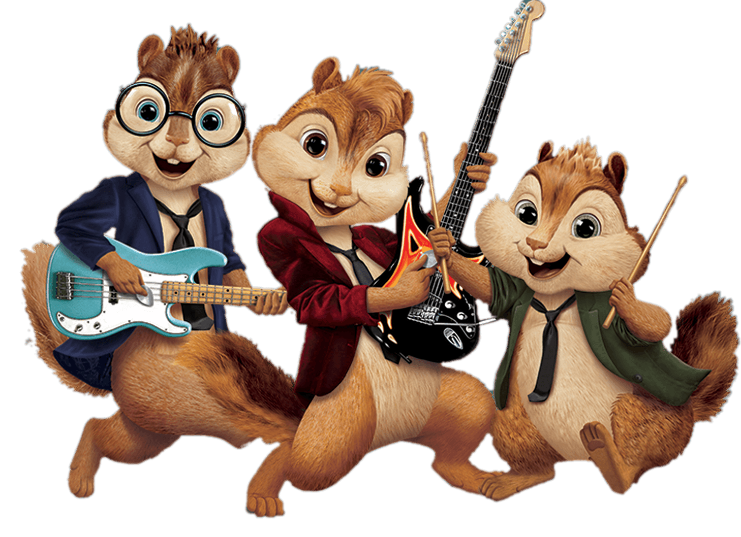 Alvin and the Chipmunks Playing Music