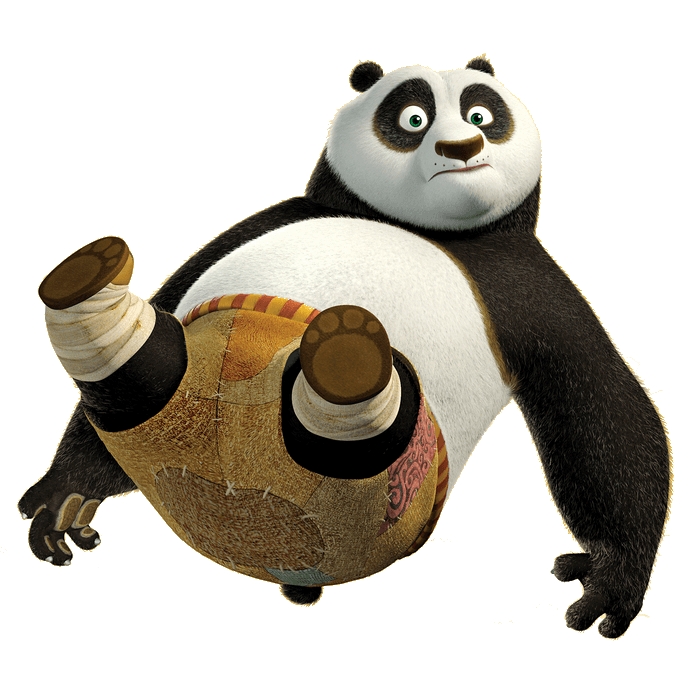 Kung Fu Panda Falling