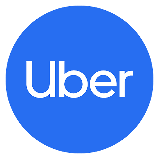Uber blue round 