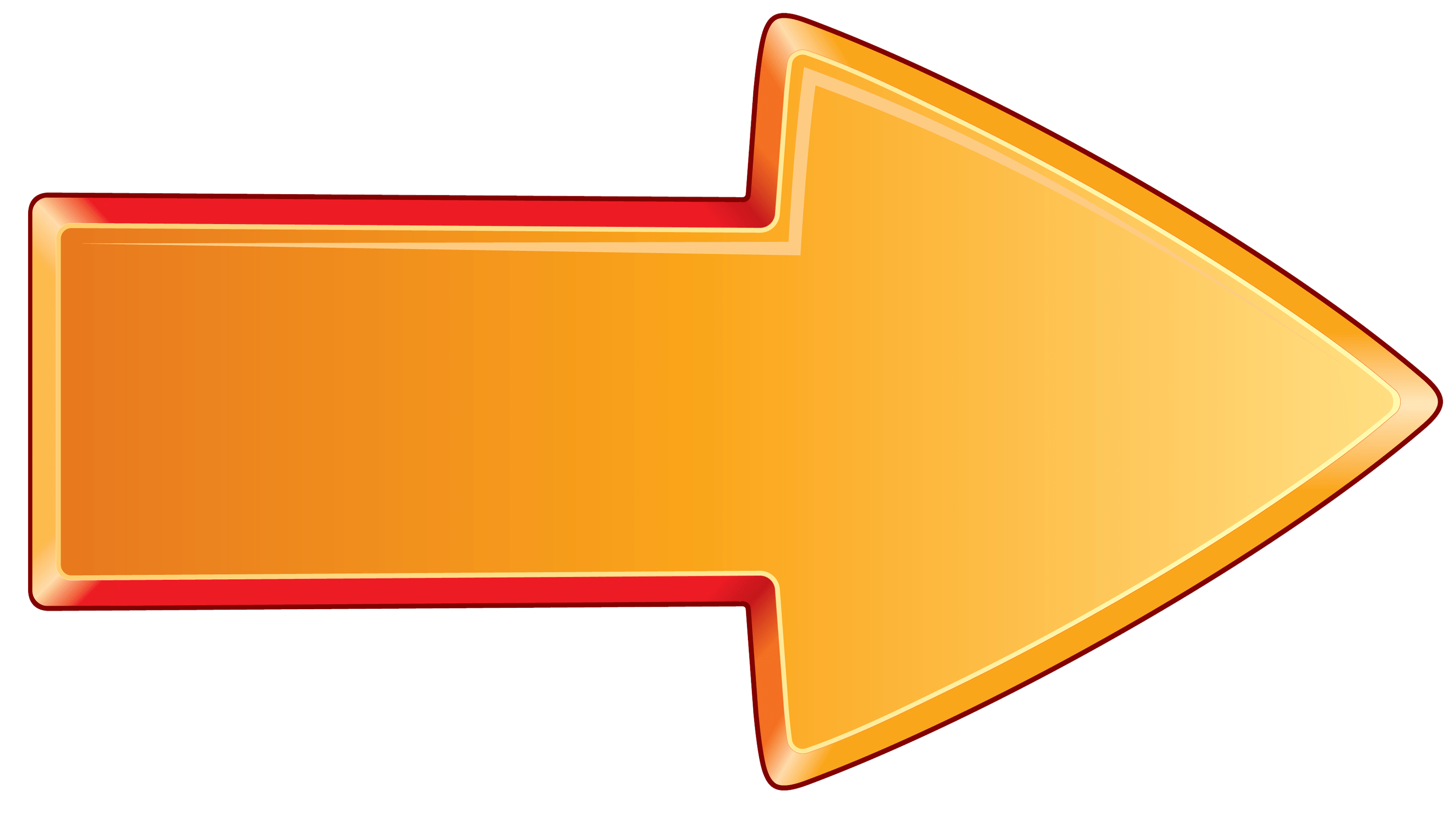 Arrow Bold Orange Right