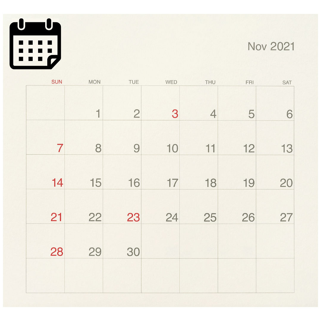 November 2021 Calendar