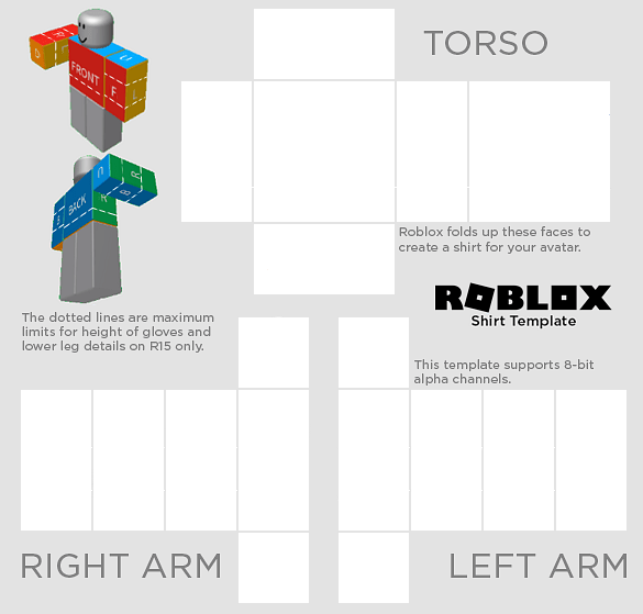 Roblox Shirt Template Ready To Use