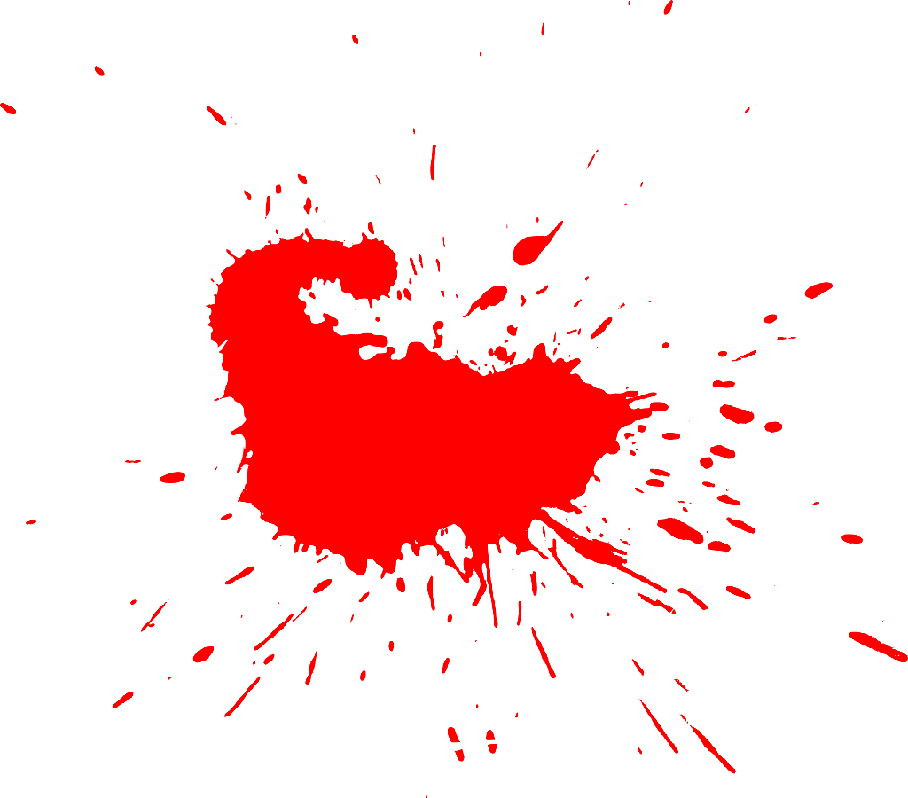 Red Paintball Splatter