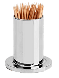 Metallic Toothpick Pot