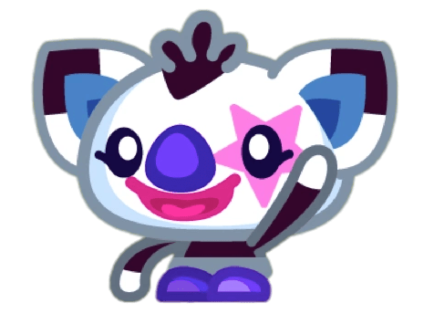 Ziggy the Quirky Koala One Arm Up