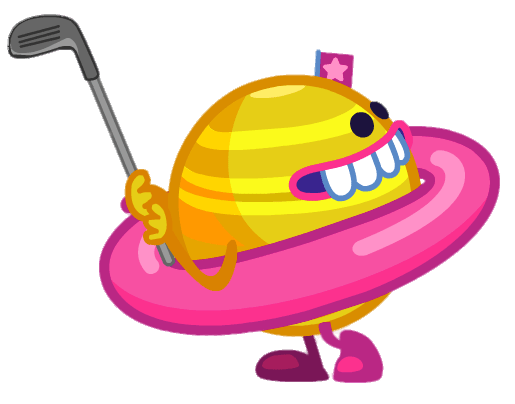 Major Moony the Cosmic Loony Golfing