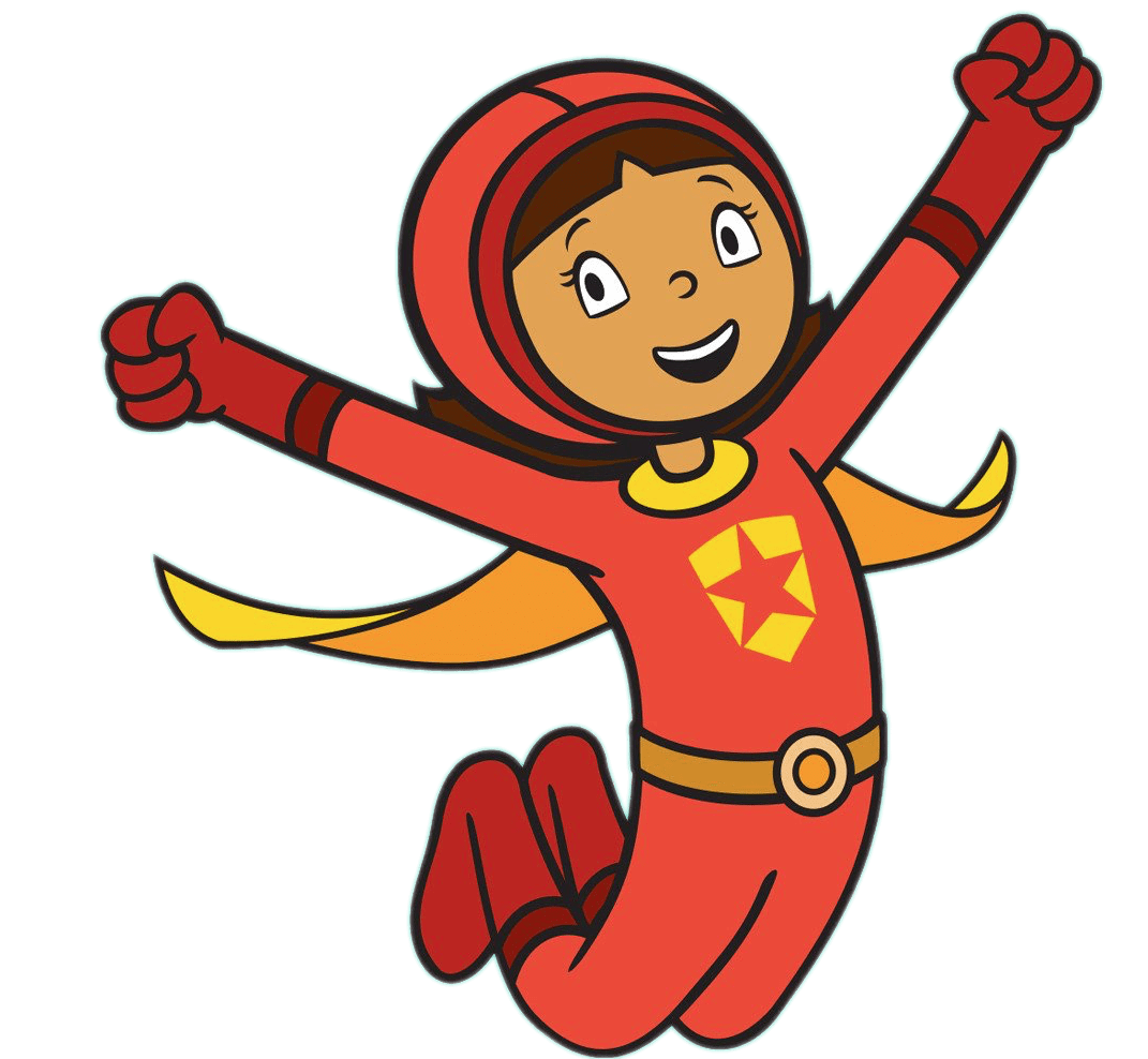 WordGirl Jumping Up