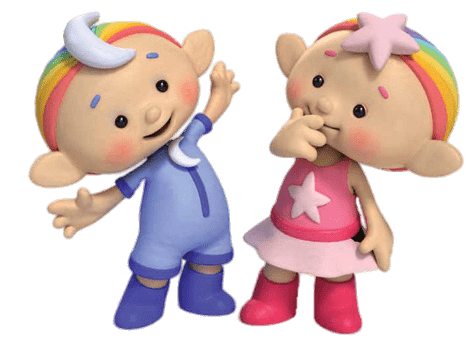 Cloudbabies Baba Blue and Baba Pink