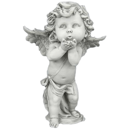 Cherub Blowing Kiss Figurine