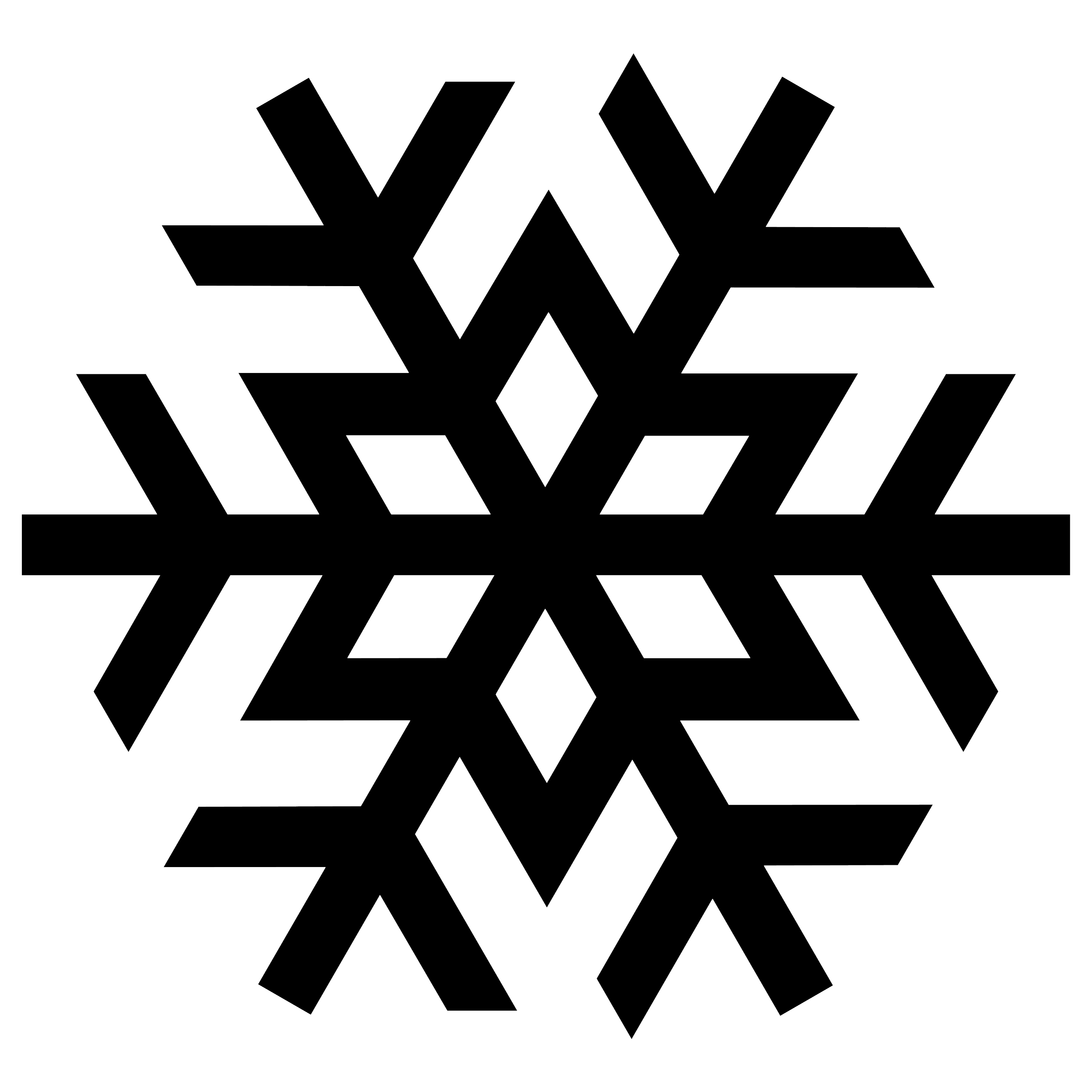 Snowflake Black