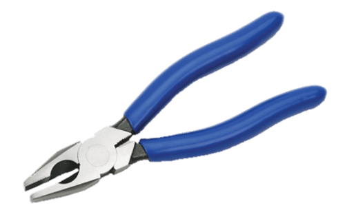 Pliers With Blue Handles