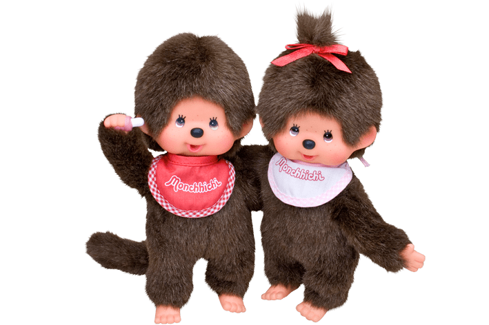 Monchhichi Boy and Girl