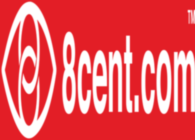 8cent.com logo (Red)