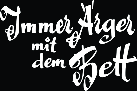 Immer Arger Mit Dem Bett