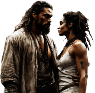 Jason Momoa and Lisa Bonet