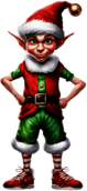 Energetic Christmas Elf