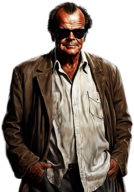 Jack Nicholson portrait