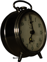 Silver Vintage Alarm Clock