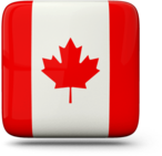 Canada Flag Icon Square