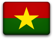 Burkina Faso Rounded Icon Flag