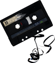 Damaged Audio Cassette
