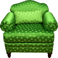 Kitsch Green Armchair