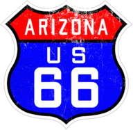 Road 66 Sign