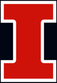 University of Illinois - Block I (Navy Background)