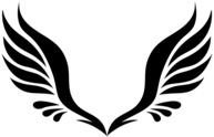 Simple Angel Wings Tattoo