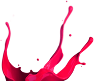 Purple Footer Paint Splatter