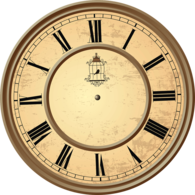 Clock Roman Numerals Birdcage