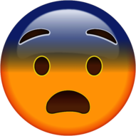 Emoticon Fearful