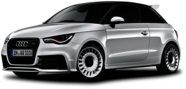 White Audi A1