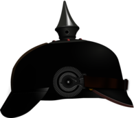 German Helmet Side View