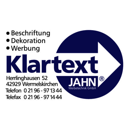 Klartext Jahn Werbetechnik