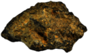 Yellow and Black Lunar Meteorite