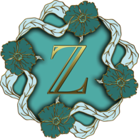 Flower Theme Capital Letter Z