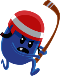 Ruckus Playing Hockey