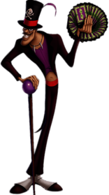 Dr. Facilier Holding Cards