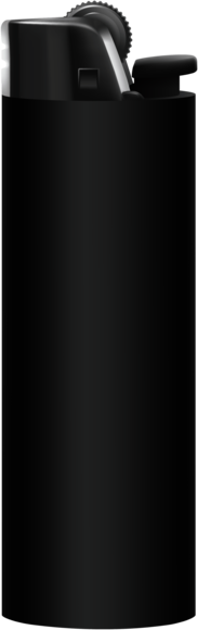 Plastic Lighter Black