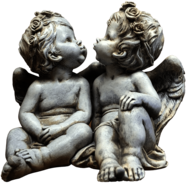Pair Of Cherub Angels