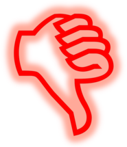 Thumb Down Red Copy