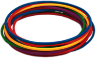 Coloured Plastic Hula Hoops