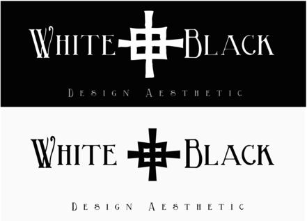 White and Black Design Aesthetic
