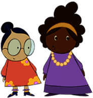Peg + Cat Neighbours Viv and Connie