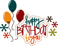 Happy Birthday With Balloons