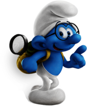 Brainy Smurf on A Hike